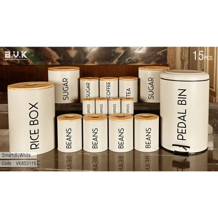 سرویس آشپزخانه 15 پارچه اسمارت بی وی کی BVK