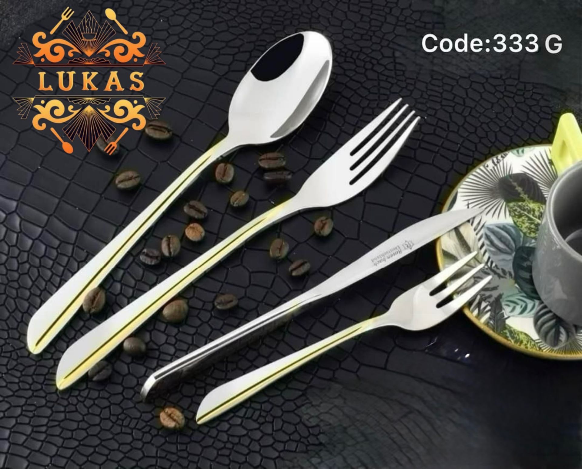 سرویس قاشق و چنگال 30 نفره (140 پارچه) لوکاس Lukas کد 333G