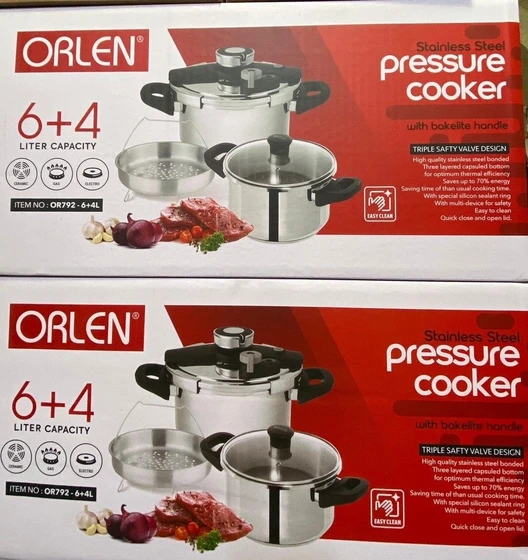 زودپز دوقلو ۴+۶ اورلن Orlen مدل OR790